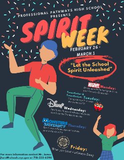 Spirit Week, February 26 - March 1